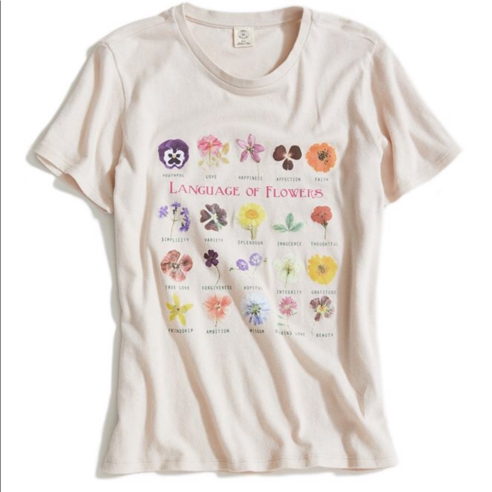 Language of flowers T-shirt